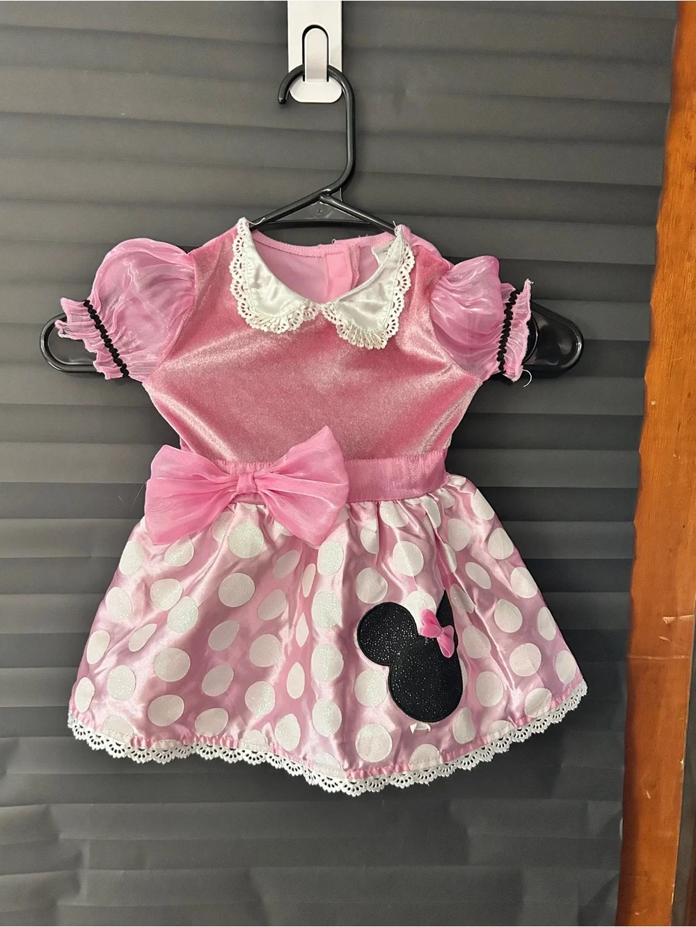 Pink Minnie Mouse-Inspired Kids Costume Dress